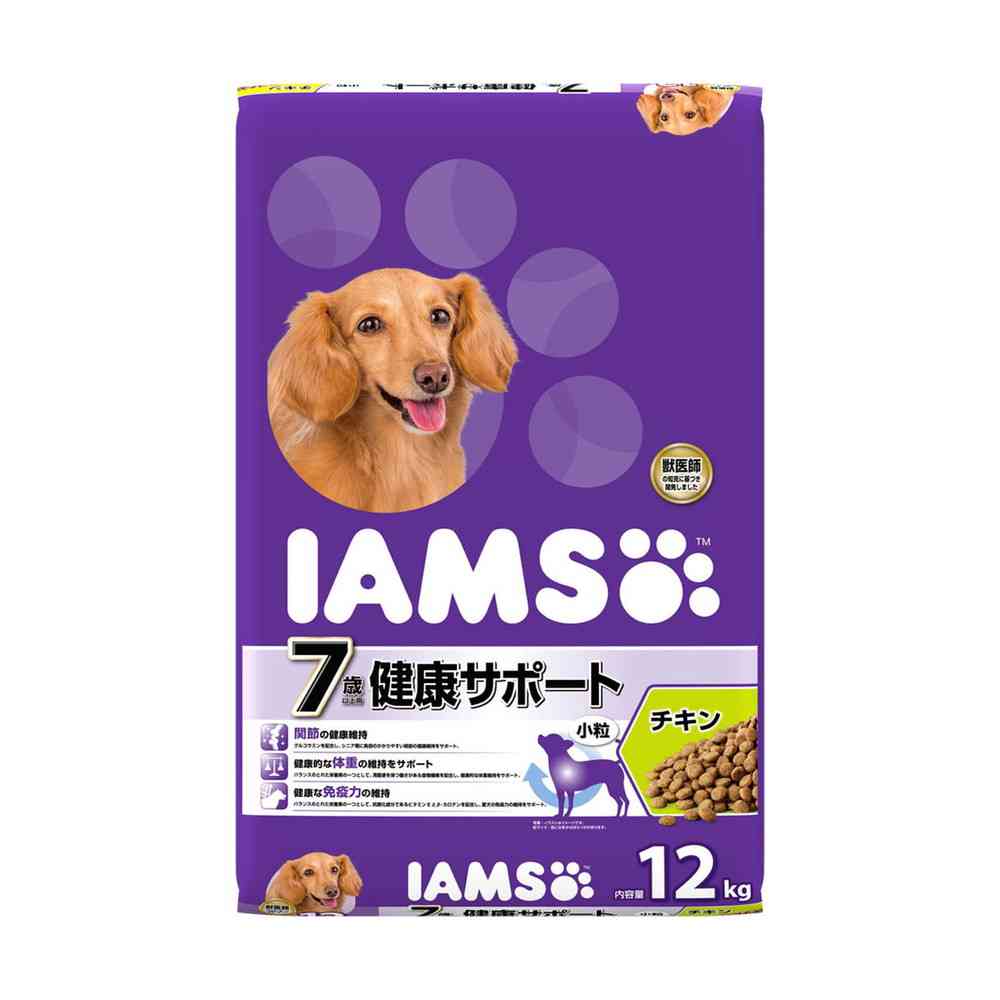 Mars Japan Limited Iams Health Support for Dogs 7 Years and Older Chicken Small Kibble 12kg