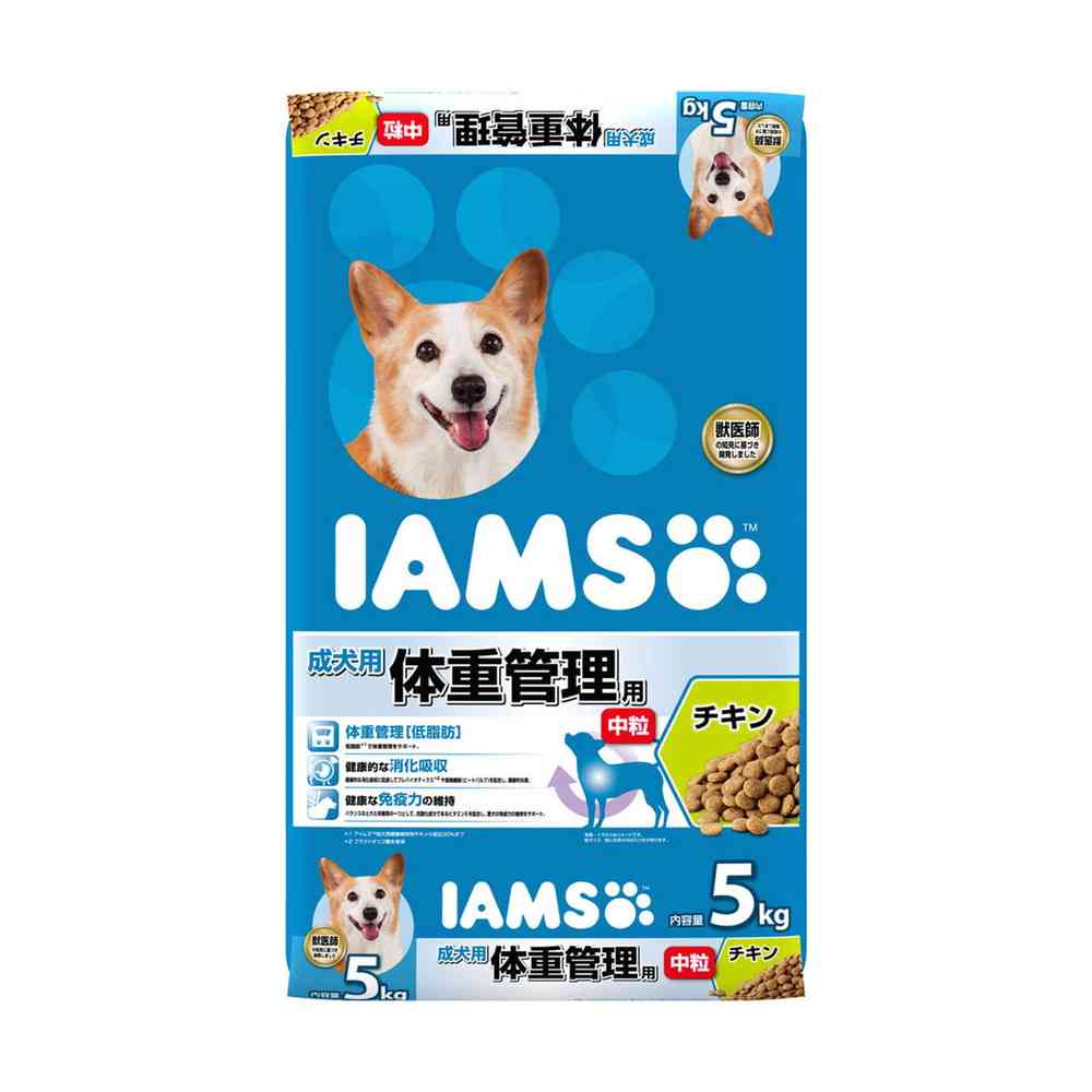 Mars Japan Iams Adult Dog Food Weight Control Chicken Medium Pellets 5kg