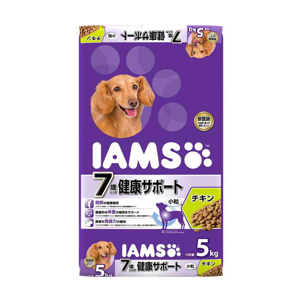Mars Japan Iams Health Support for Dogs 7 Years and Older Chicken Small Kibble 5kg