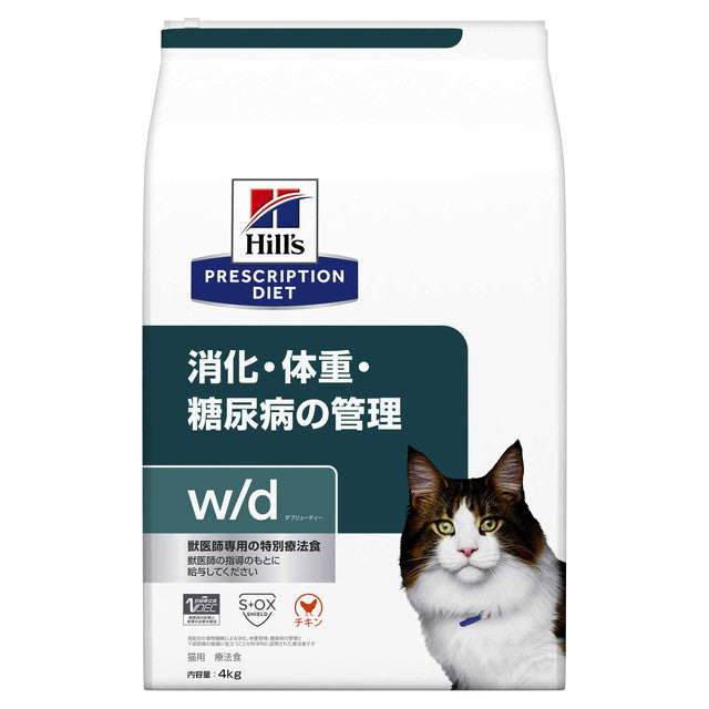 Hill's Cat w/d Digestive, Weight Management 4kg