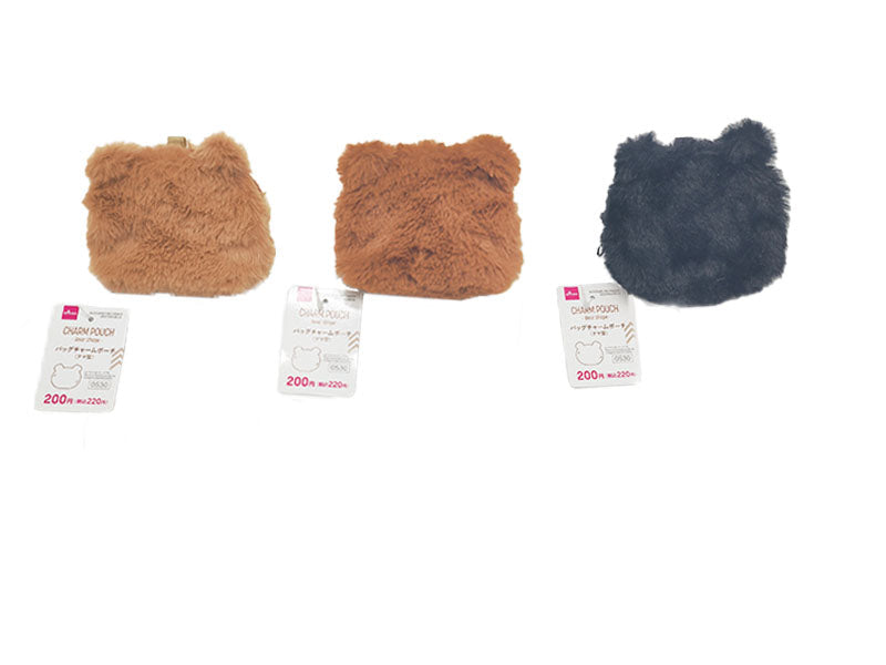 Bear-Shaped Bag Charm Pouch