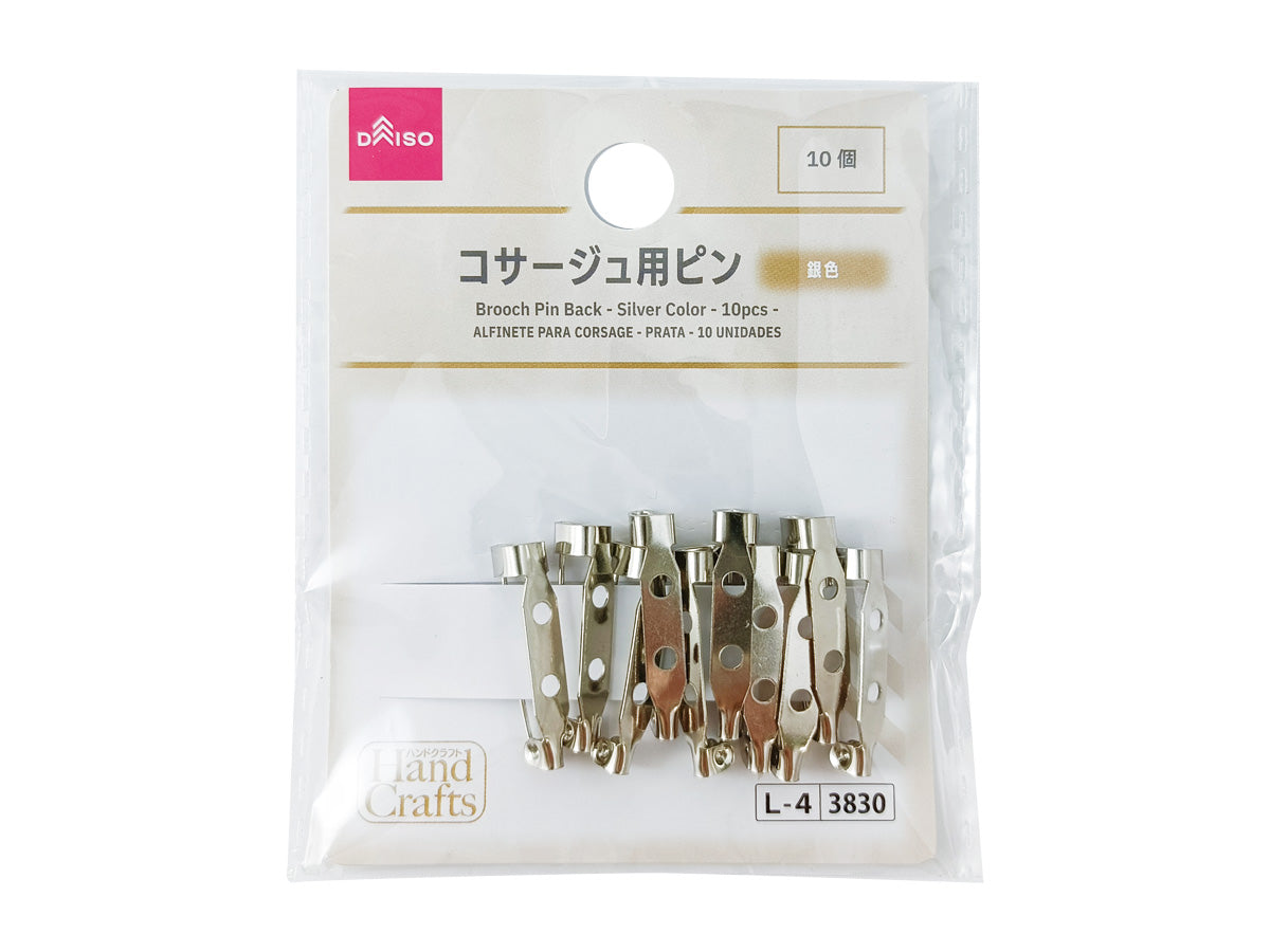 Corsage Pins (Silver, 10 pcs)