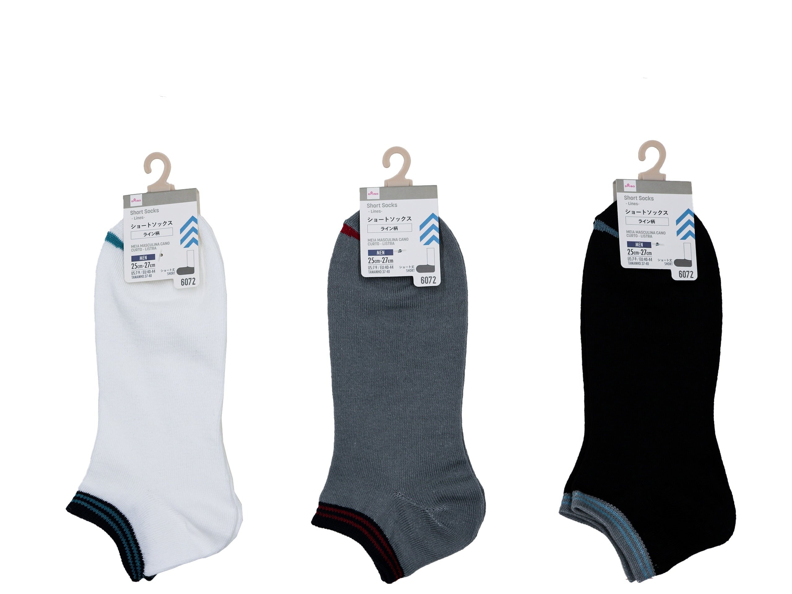 Short Socks (Line Pattern)