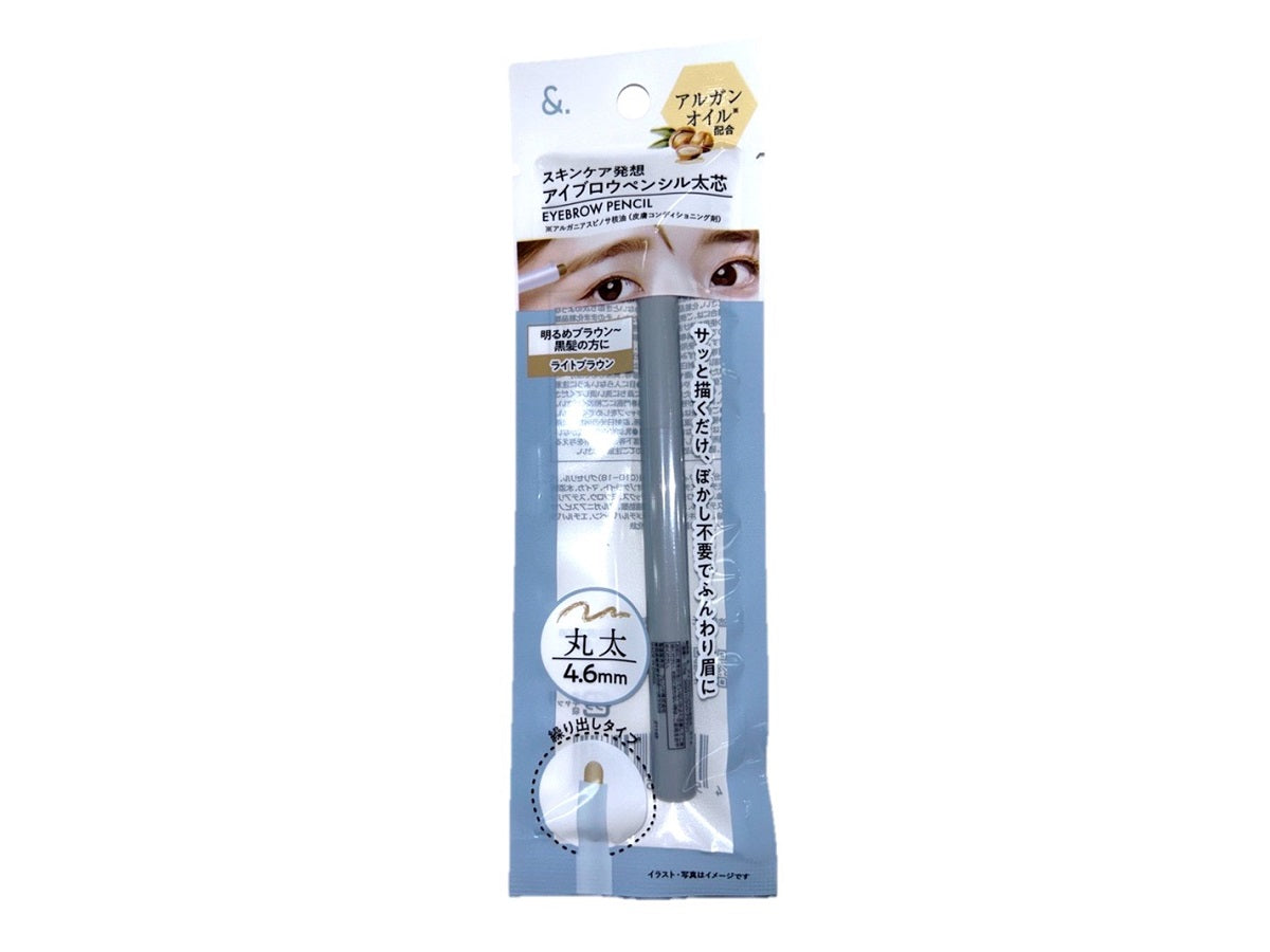 &. Eyebrow Pencil Thick Core Light Brown
