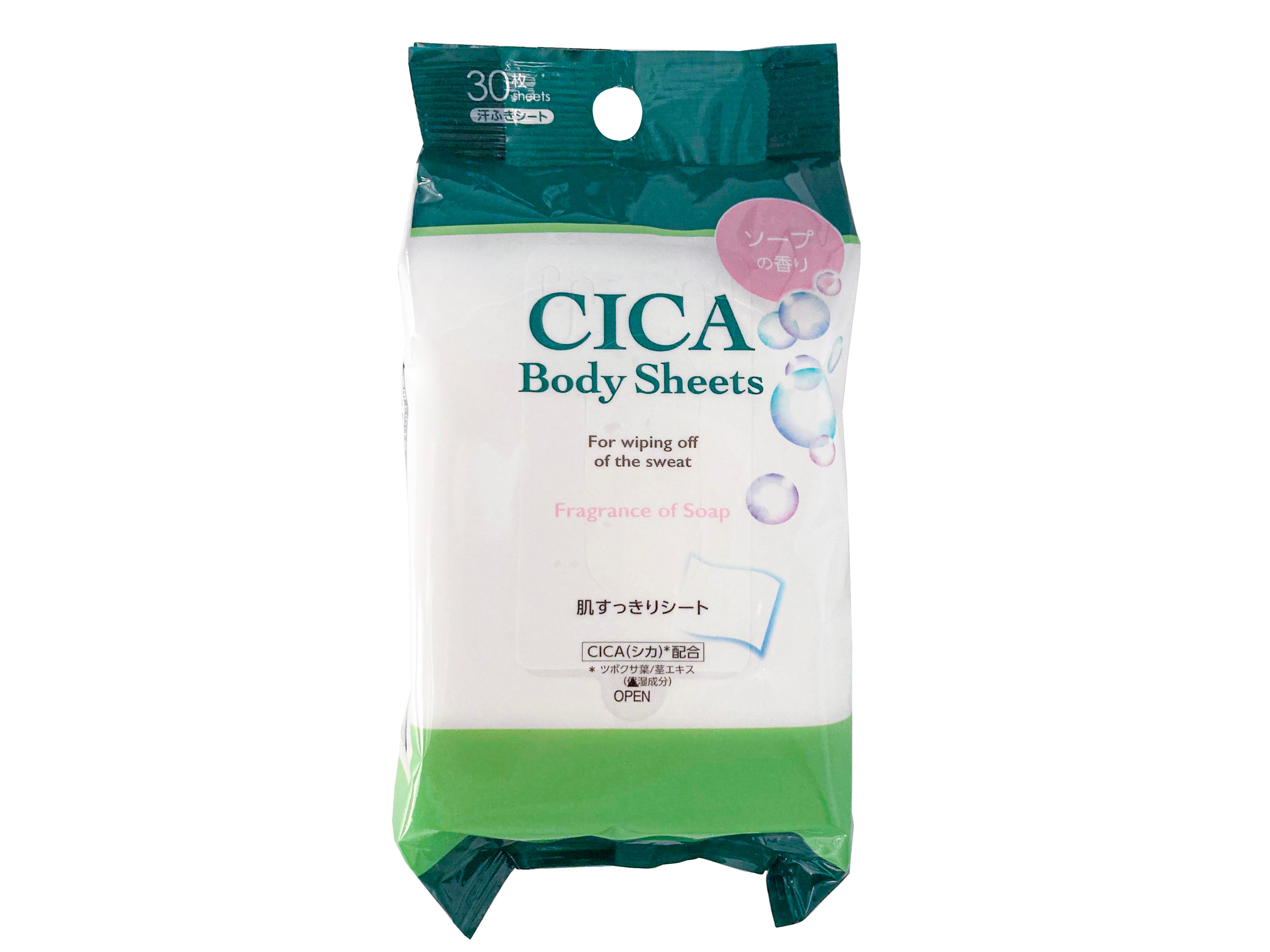 Body Sheet (CICA, 30 Sheets, Soap)