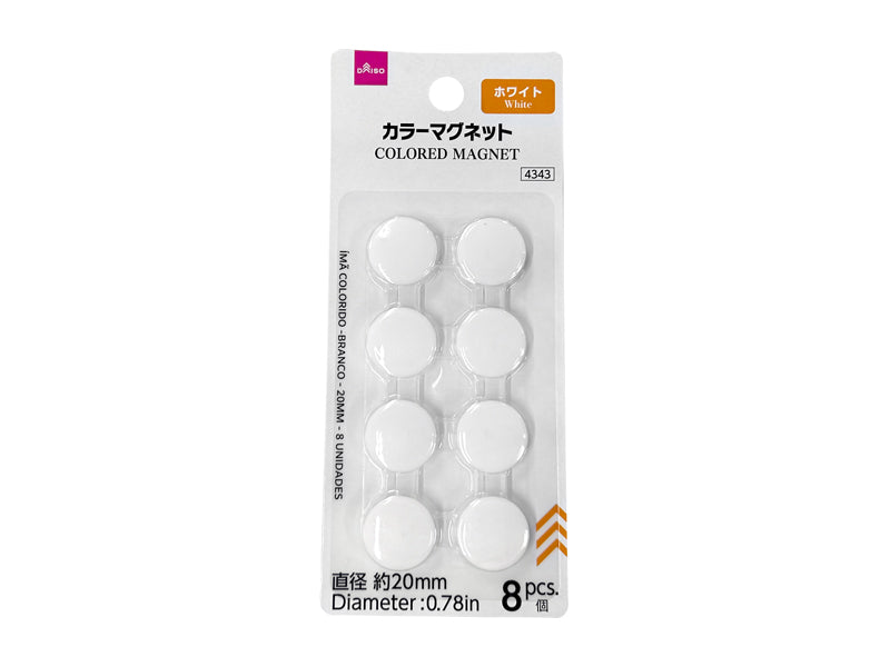 Color Magnet (White, 8 Pieces)