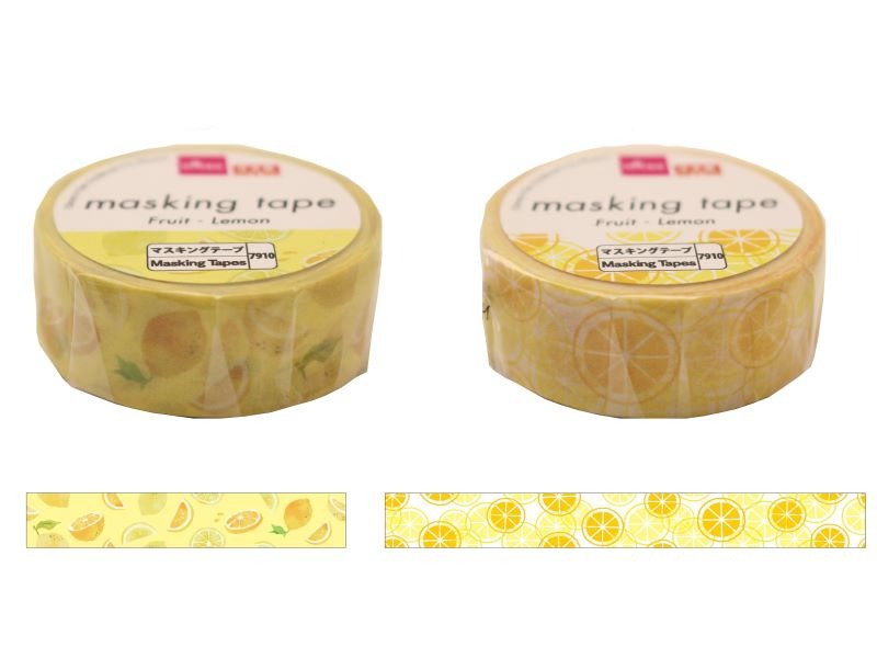 Masking Tape (Fruits, Lemon)