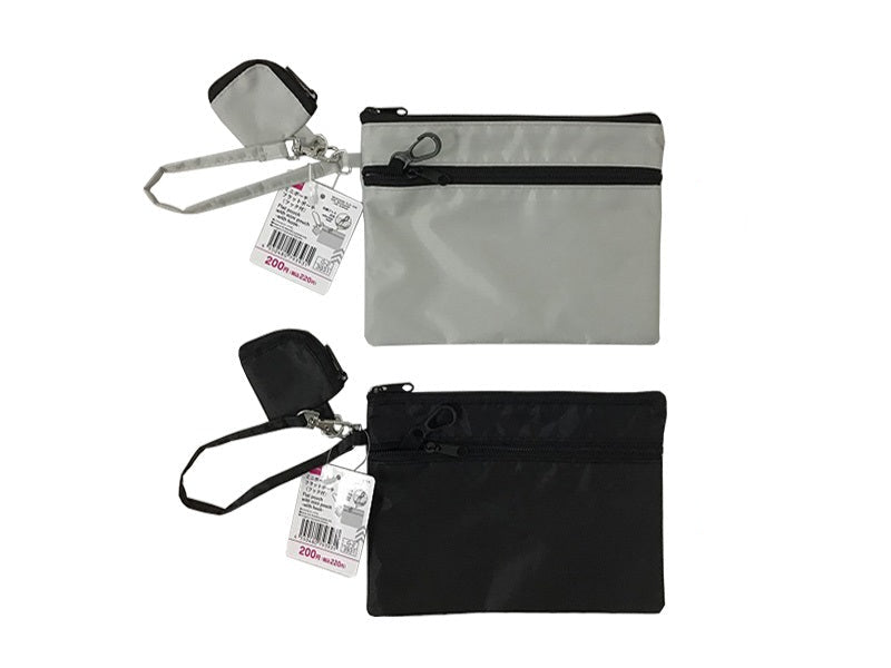 Flat Pouch with Mini Pouch (with Hook)