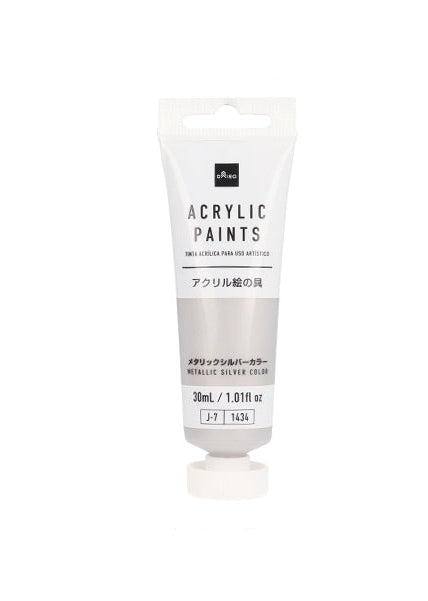Acrylic Paint (Metallic Silver)