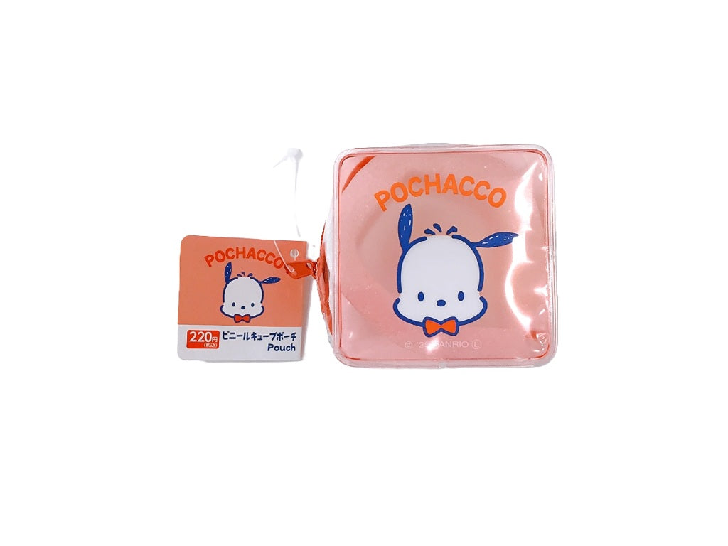 Vinyl Cube Pouch Pochacco Bowtie