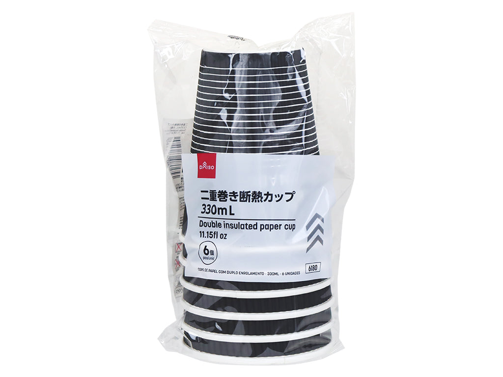 Double-Walled Insulated Cups (6 pcs)