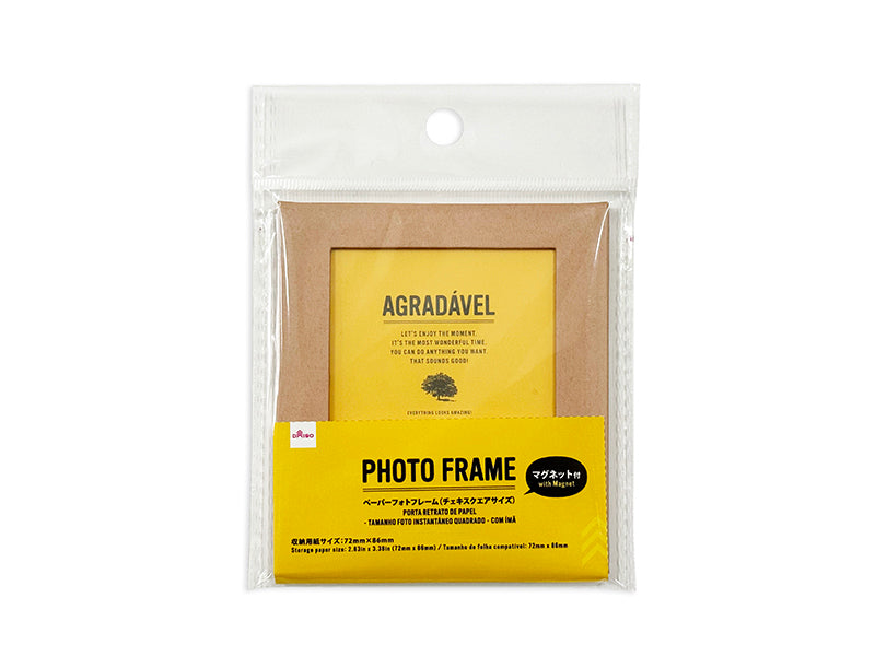 Paper Photo Frame (Cheki Square Size, with Magnet)