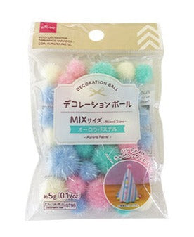 Decoration Ball (Mixed Size, Aurora Pastel)