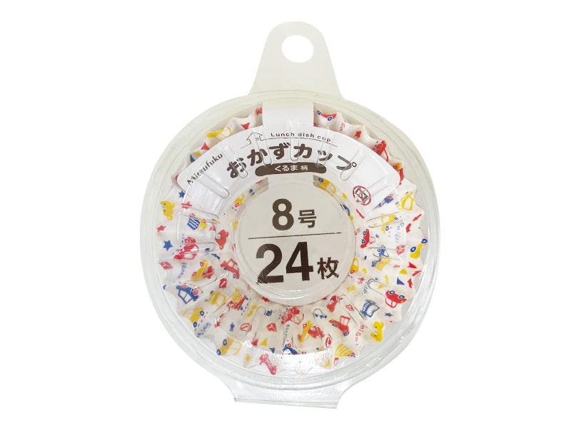 Side Dish Cups (Car Pattern, 8号, 24 Pieces)
