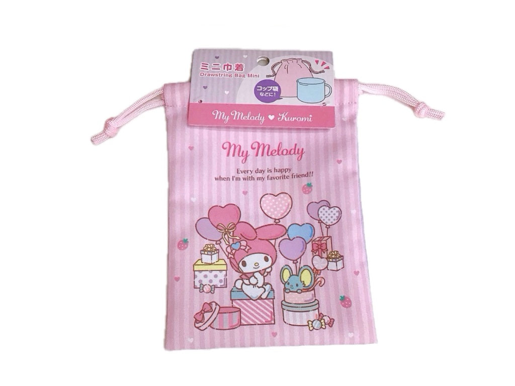 Mini Drawstring Pouch - My Melody Balloon