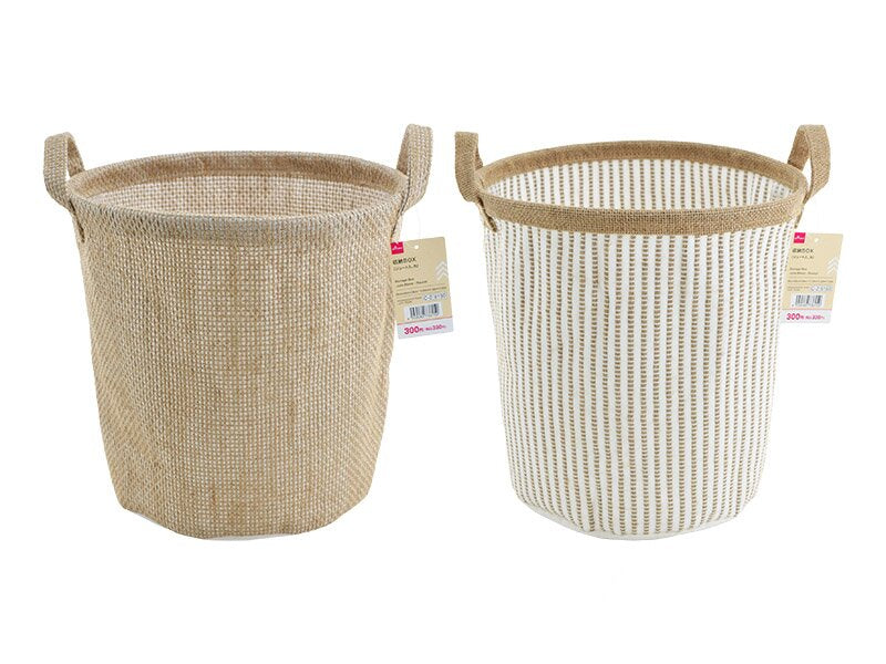 Storage Box (Jute Included, Round)