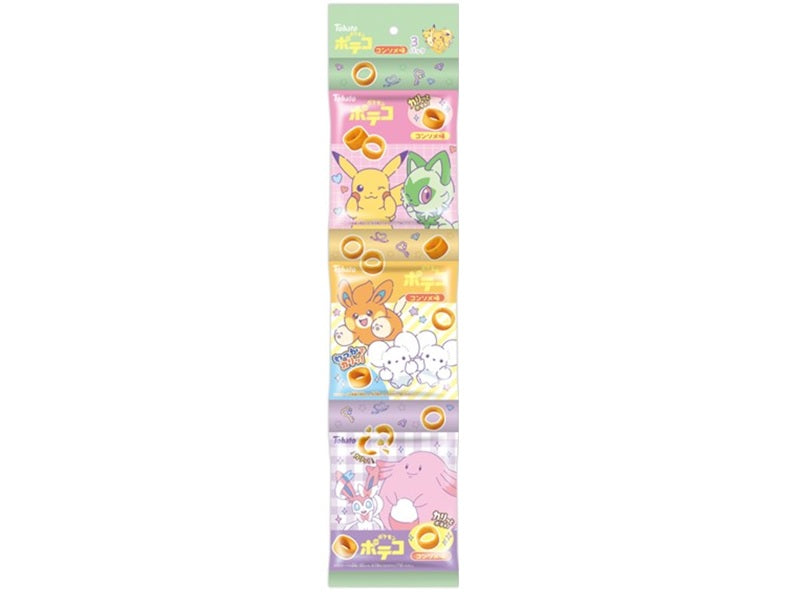 Tohato Pokémon Poteko Consommé Flavor 3-Pack 33g