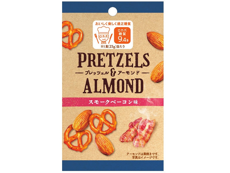 Cleat Pretzel & Almond Smoked Bacon Flavor 23g