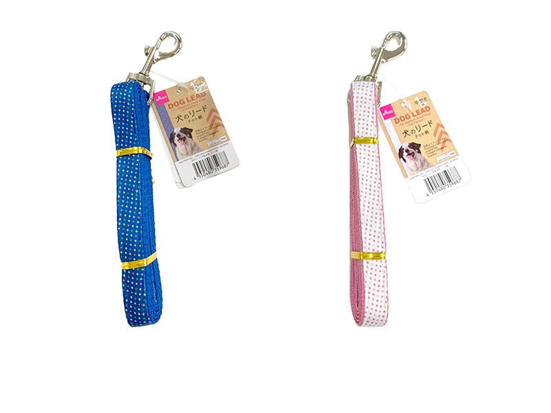 Dog Leash (Medium Dog, Dot Pattern)