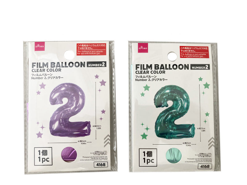 Film Balloon (Number 2, Clear Color)