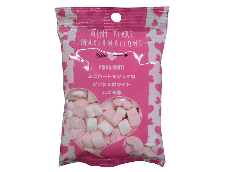 Whisk Mini Heart Marshmallows Pink & White 65g