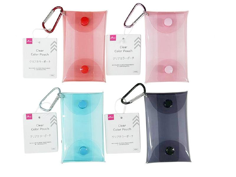 Clear Color Pouch (A, with Carabiner)