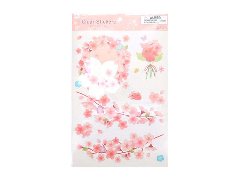 Clear Sticker (Sakura)