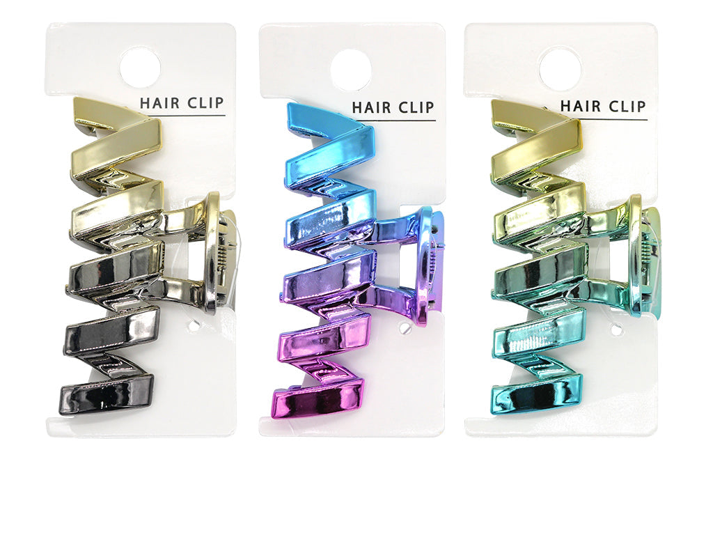 Vance Clip (Metallic, Zigzag, Gradient)