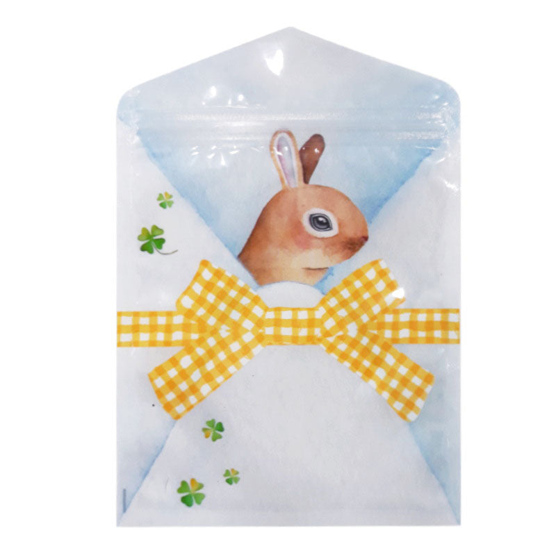 Zip Bag (Cute Animal, Rabbit, 5 Pieces)