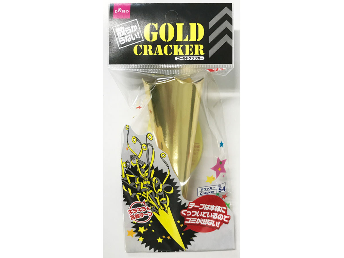 No-Mess Gold Color Crackers
