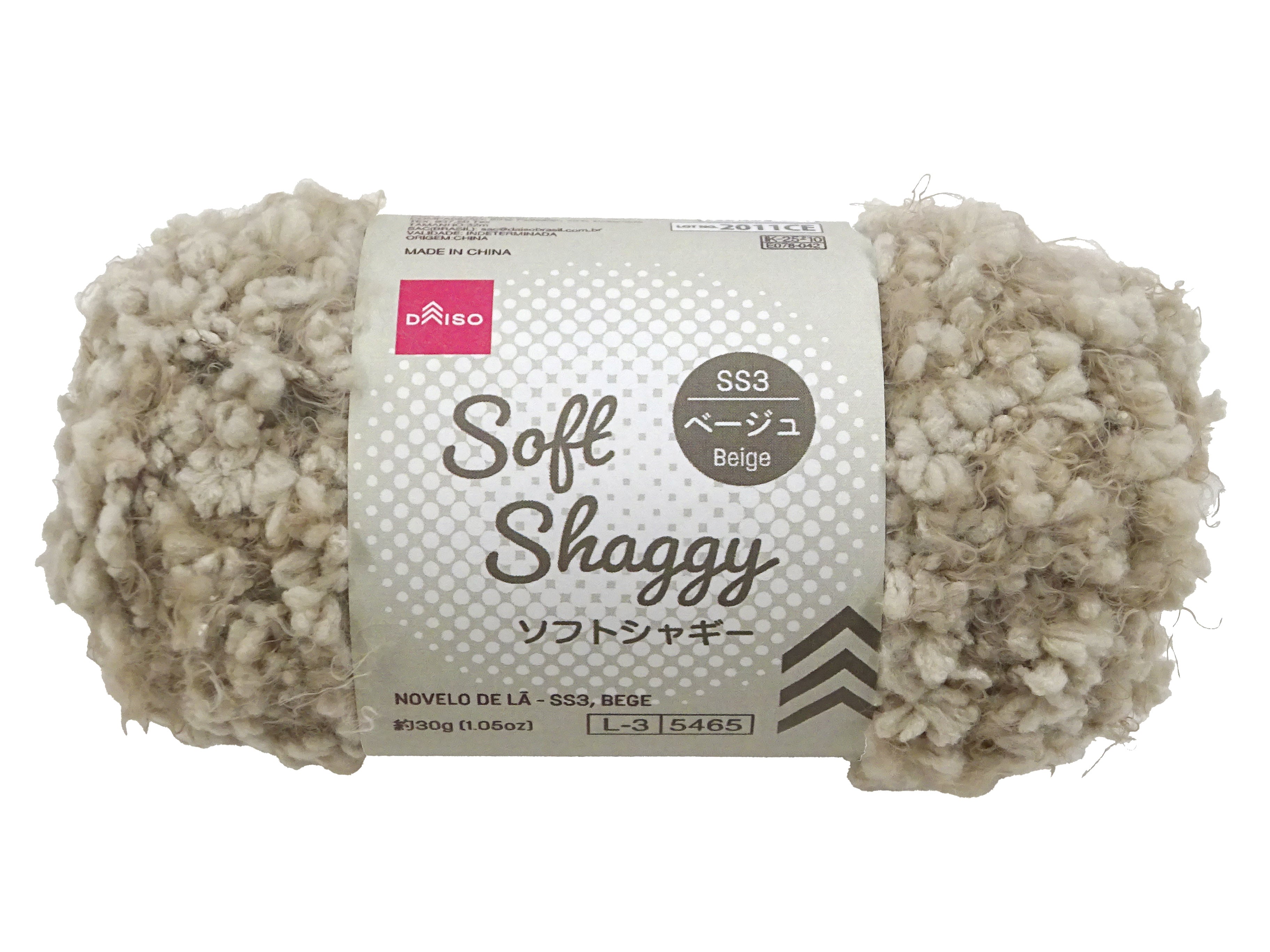 Yarn (Soft Shaggy, SS3, Beige)