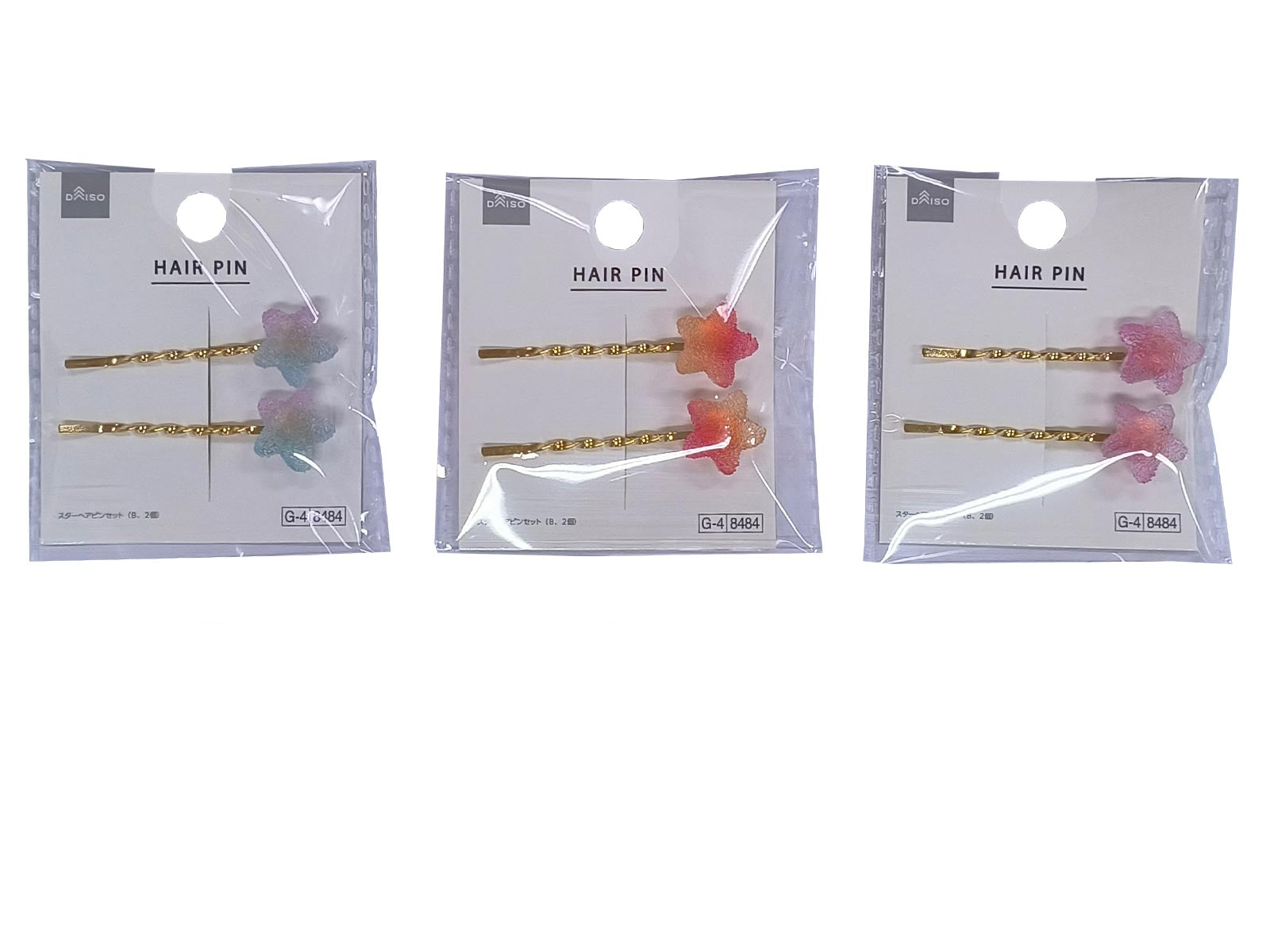 Star Hairpin Set (B, 2 pieces)