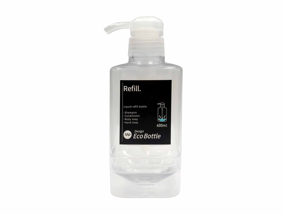 1dp Eco Bottle (Square, Clear)