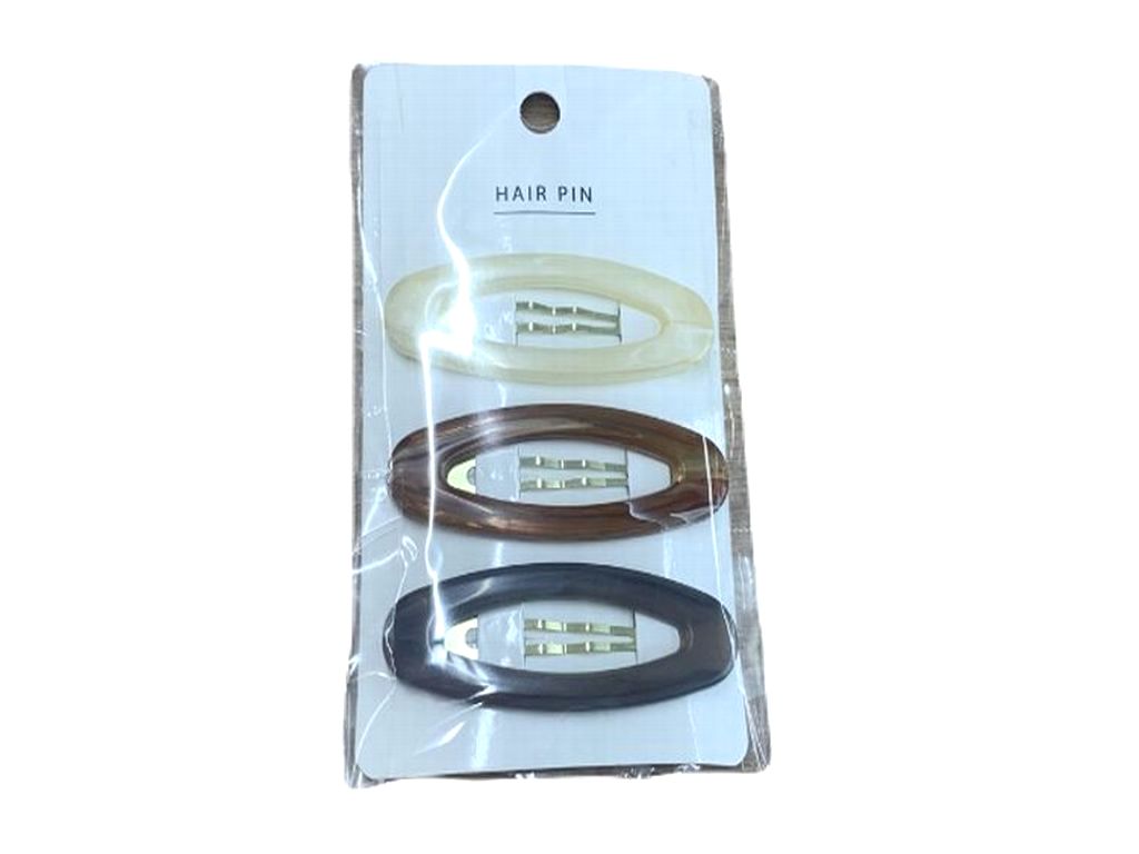 Marble Oval Pin 3P Chic