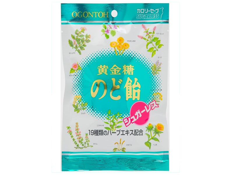 Ougon Sugar Sugar-Free Cough Drops 37g