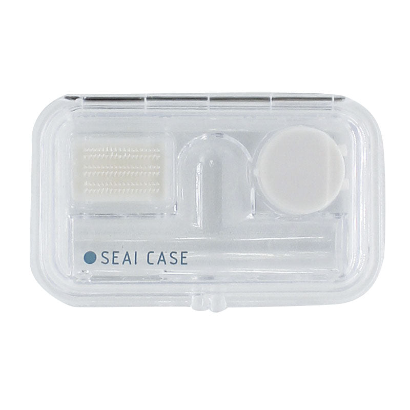Seal Case (with Ink Pad & Brush, Clear)