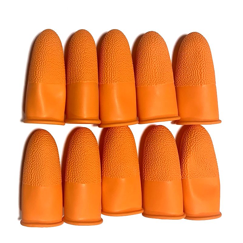 Color Finger Cots (Medium, 10 Pieces)