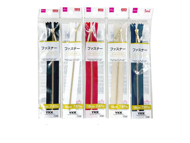 Zipper (Gold Color, 5 Colors)