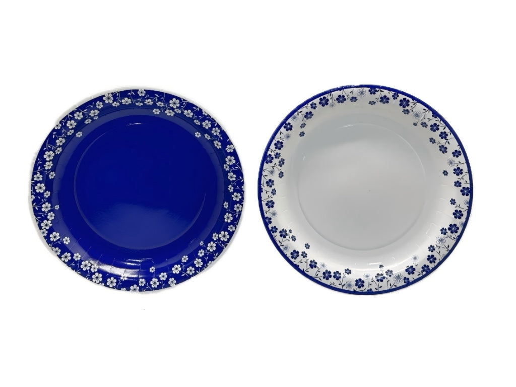 Paper Plates (Vintage Flower, 10 Pieces)