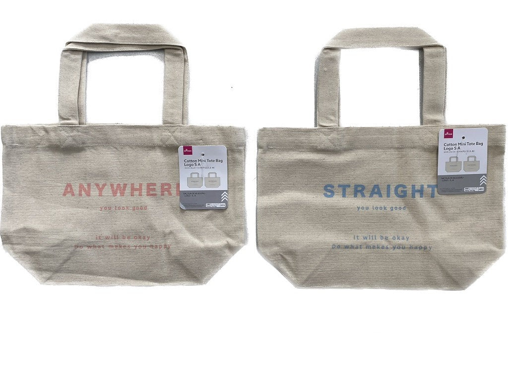 Cotton Mini Tote Bag (Logo, S/A)