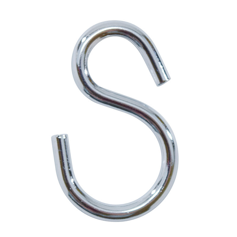 Chrome Plated S-Hook (12 Pieces)