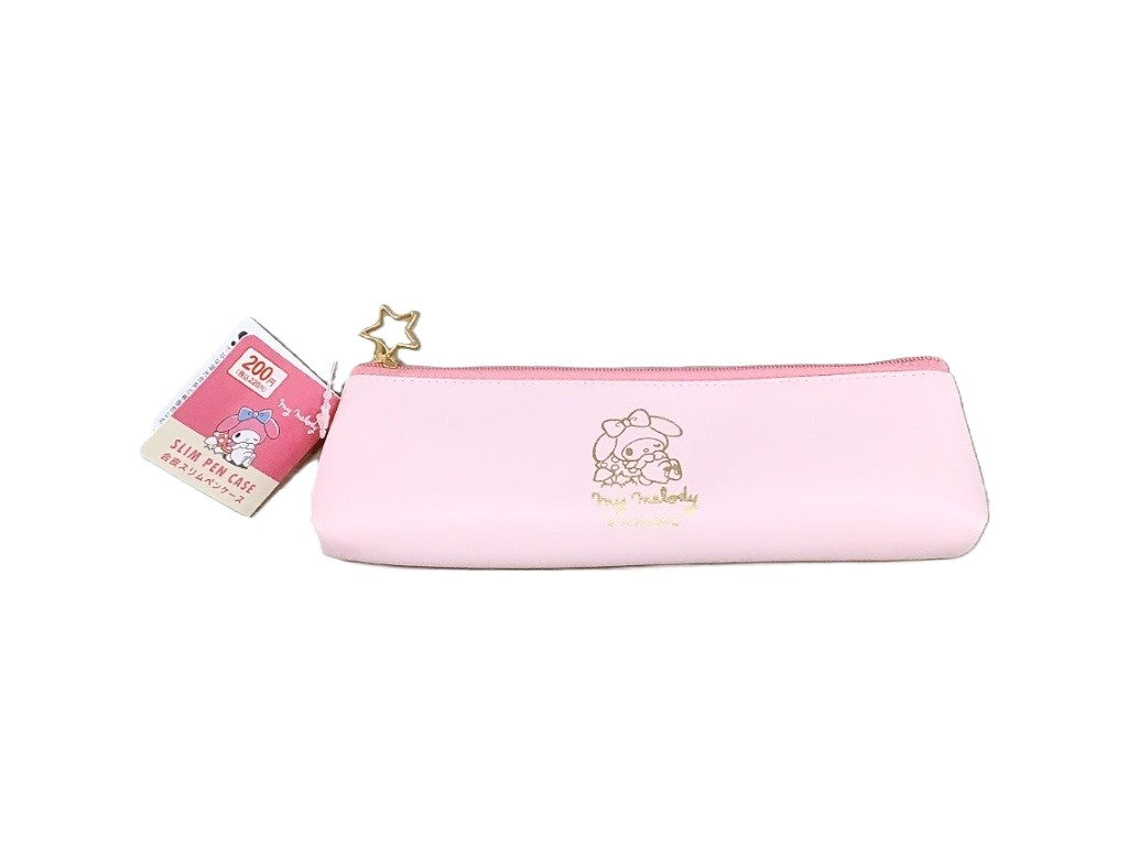 Faux Leather Slim Pen Case - My Melody