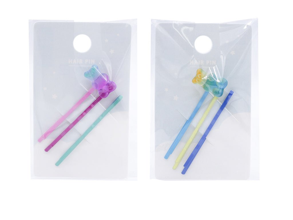Bear Hair Pin Set (Mixed Colors)