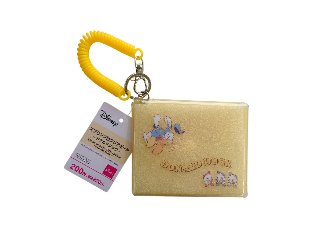 Spring-Loaded Clear Pouch (Donald Duck)