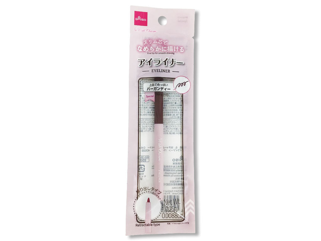 &. With Charm Eyeliner Burgundy