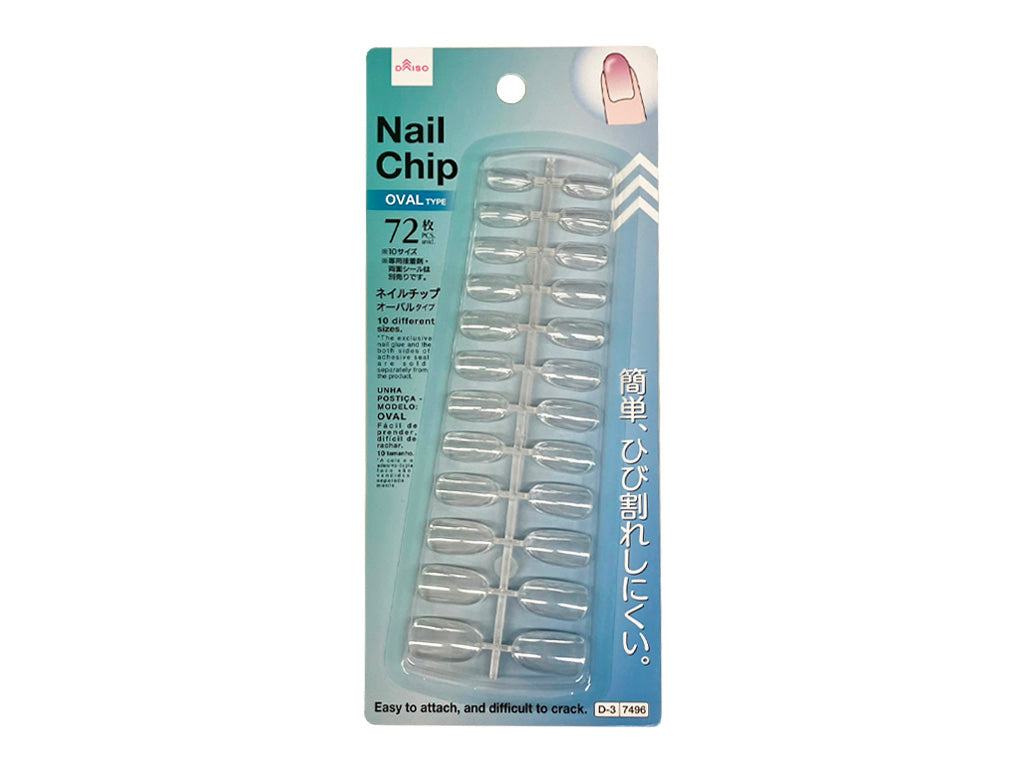 Nail Tips (Oval, 72 Pieces)