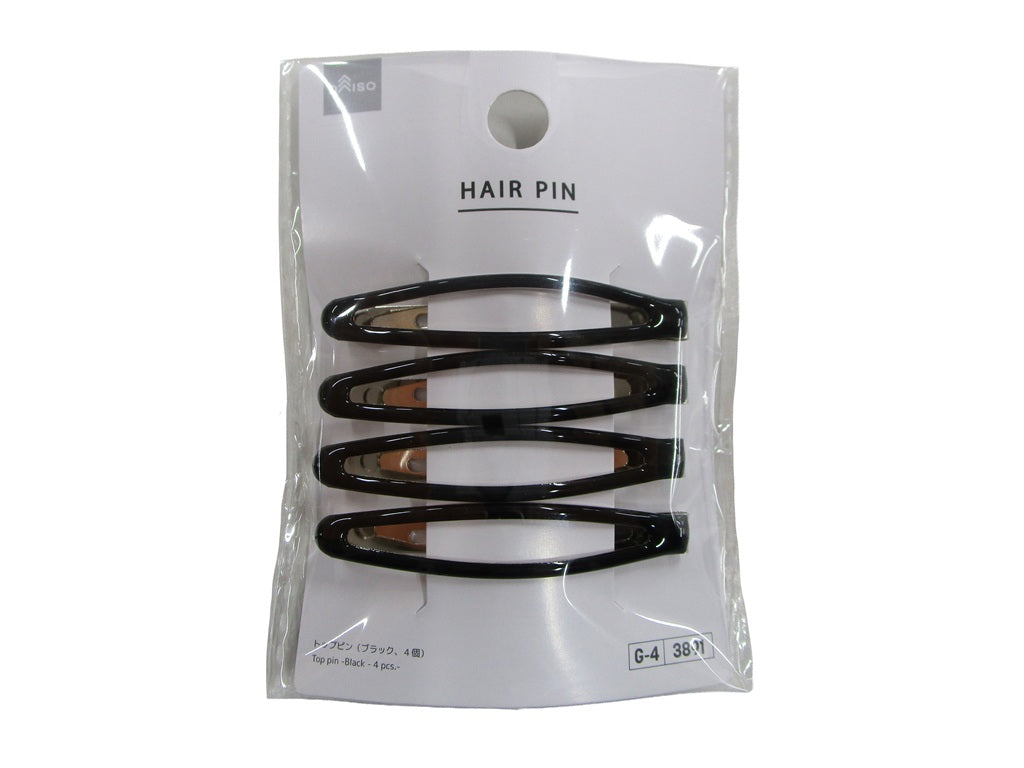 Top Pins (Black, 4 Pieces)