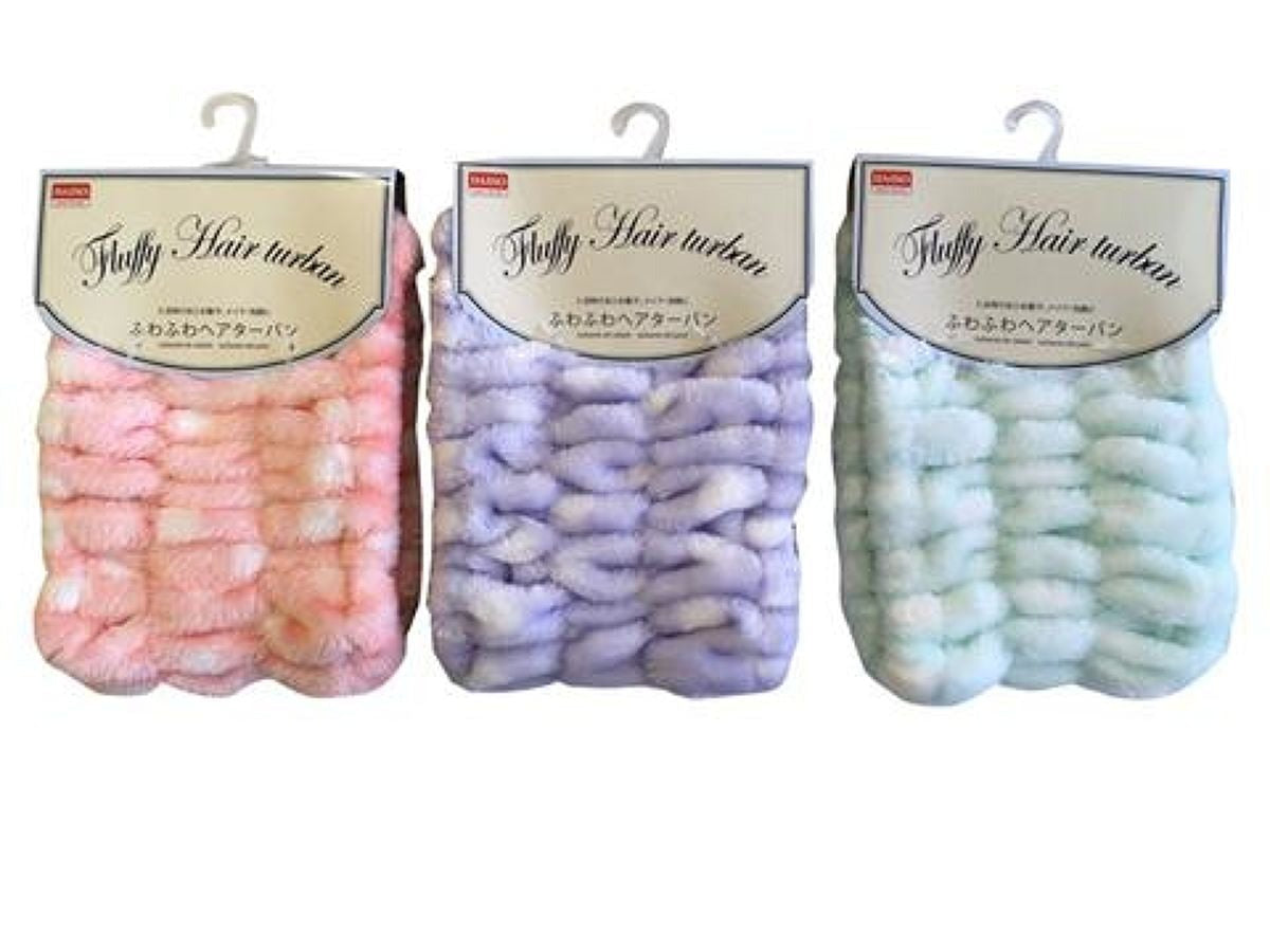 Fluffy Hair Turban Dot