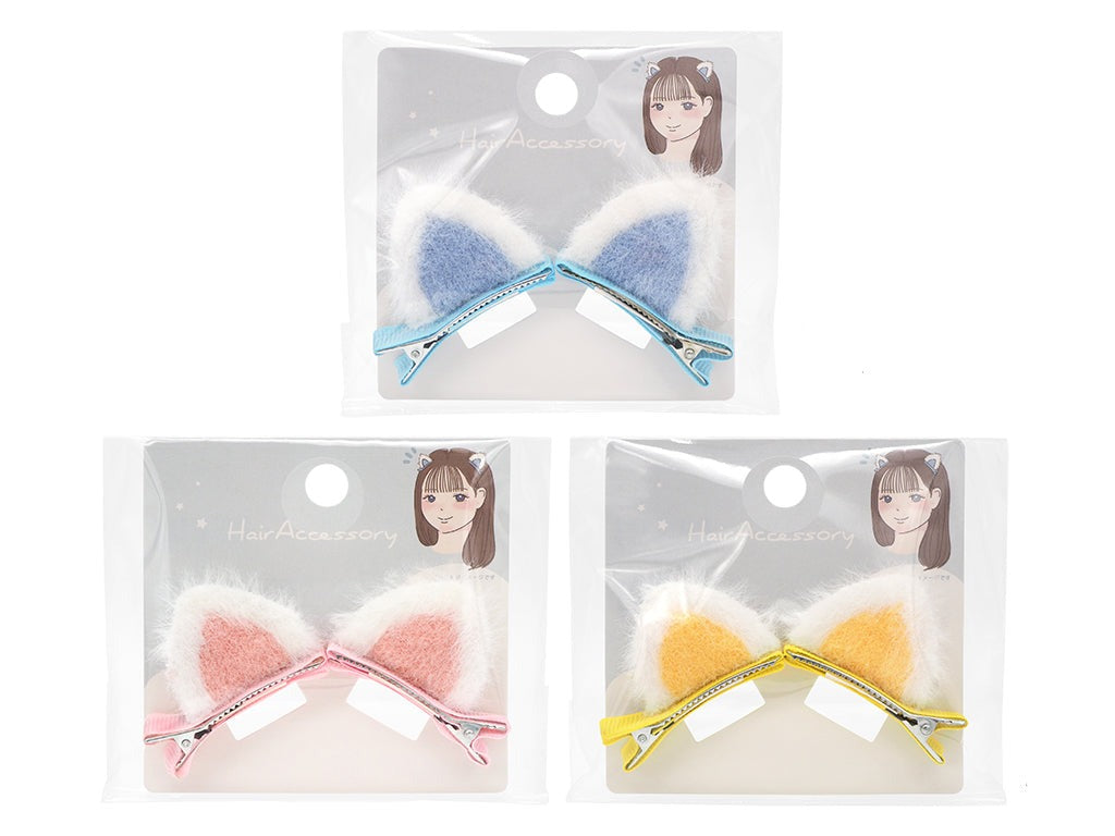 Cat Ear Hair Clip (Stand)