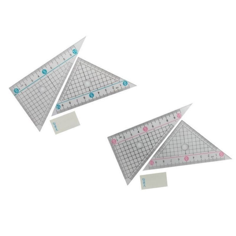 Elementary School Triangle Ruler (2 Pieces)